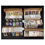 5 SLEEVES ASSORTED BASEBALL, FOOTBALL,