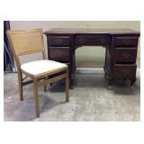 VTG. GEORGIAN MAHOGANY STYLE WRITING DESK