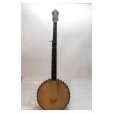 ANTIQUE STEEL RESONATOR BANJO