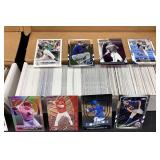 3 SLEEVES ASSORTED BASEBALL & FOOTBALL CARDS,