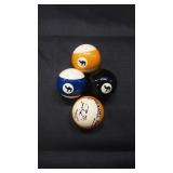 RARE AUTOGRAPHED RJ REYNOLDS CAMEL POOL BALL