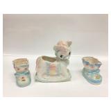 VTG. RUBENS ORIGINALS ROCKING HORSE PLANTER, 2