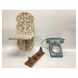 VTG. INUIT DOG SLED TEAM, RETRO TELEPHONE WALL