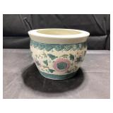 VTG, CHINESE PORCELAIN FISH BOWL PLANTER