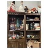 CHOICE CABINET PORCELAIN DOLLS, ELVIS, BILLY RAY