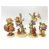 4) VINTAGE GOEBEL HUMMELS