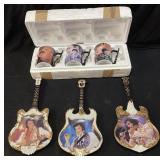 (6) BRADFORD EXCHANGE ELVIS PRESLEY PRESLEY GUITAR