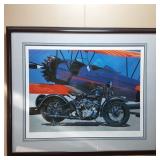 RIDE LIKE THE WIND SIGNED SCOTT JACOBS PRINT