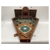 VTG. WOODEN PINBALL STYLE  BASEBALL GAME