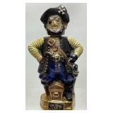 1979 EZRA BROOKS PIRATE DECANTER, 12in H