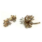 VINTAGE DESIGNER MARCEL BOUCHER CLIP ON EARRINGS