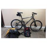 TREK FUEL 80 MOUNTAIN BIKE WITH GEAR