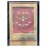 EARLY 20th CENTURY WALL MOUNT PINBALL SLOT MACHINE