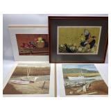 4 R.B DANCE SIGNED PRINTS