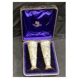 PAIR OF 1800s ROBERT JONES & SONS STERLING