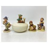 4) VINTAGE GOEBEL HUMMELS