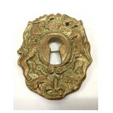 VINTAGE MAX RIEG COLONIAL WILLIAMSBURG BRASS KEY