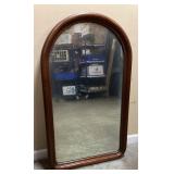 ANTIQUE WOODEN MIRROR