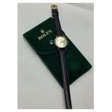 ROLEX GENEVE 14KT YELLOW GOLD LADIES WRISTWATCH,