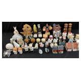 ASSORTED VTG. NOVELTY SALT & PEPPER SHAKER SETS,