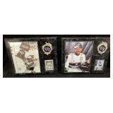 (2) NASCAR DALE EARNHARDT COLLECTIBLE WALL PLAQUES
