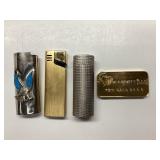 4) VTG. LIGHTERS NAVJO TURQUOISE EAGLE LIGHTER
