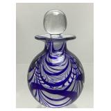 METROPOLITAN MUSEUM OF ART COBALT BLUE SWIRL