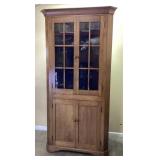 Antique Federal style corner cabinet