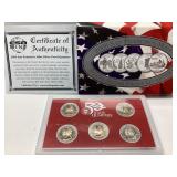 2000 silver quarter proof set
