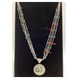 VTG. NAVAJO A. C. HENRY STERLING SILVER