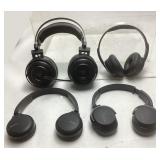 (4) SETS OF WIRELESS HEADPHONES, RAZOR NARI