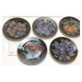 5 STEPHEN DWECK SASAKI MOSAIC LUNCHEON PLATES