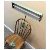 MID CENTURY ART DECO CERAMIC DESK LAMP WITH