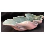 HULL POTTERY #78 LEAF CONSOLE BOWL, 12.5in W