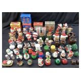 ASSORTED VTG. HOLIDAY SALT & PEPPER SHAKER SETS,