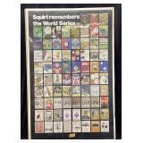 1978 SQUIRT REMEMBERS THE WORLD SERIES MBL POSTER