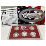 2001 silver quarter proof set