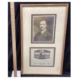 BASEBALL HALL OF FAMER HUGHIE JENNINGS PORTRAIT &