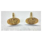 10k GOLD CUFF LINKS