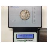 1890-P Morgan silver dollar