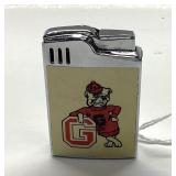 Working Musical Blue Bird lighter. UGA Bulldogs
