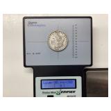 1890-P Morgan silver dollar