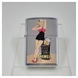 CAMEL PIN UP GIRL ZIPPO