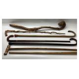 7 VINTAGE WALKING CANES