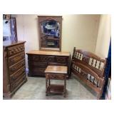5 PIECE SUMTER CABINETS CO. BEDROOM SUITE,