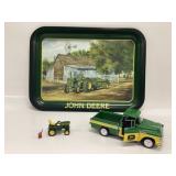 VTG. 2000 JOHN DEERE METAL TRAY BARNYARD CHORES,