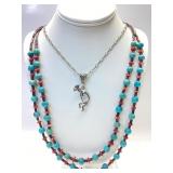NATIVE AMERICAN STERLING SILVER NECKLACE