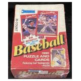 1990 FACTORY SEALED DONRUSS PUZZLE & BASEBALL