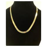 20inch 14k 7mm Herringbone 22 grams