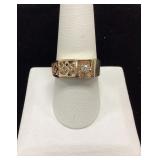 14k mens diamond ring 7.2 grams
